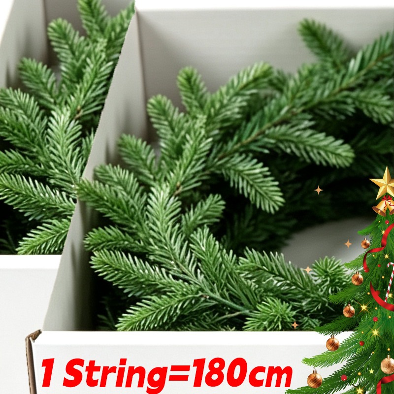 Christmas Tree Artificial - Artificial Christmas Pine Leaves Needle Simulation