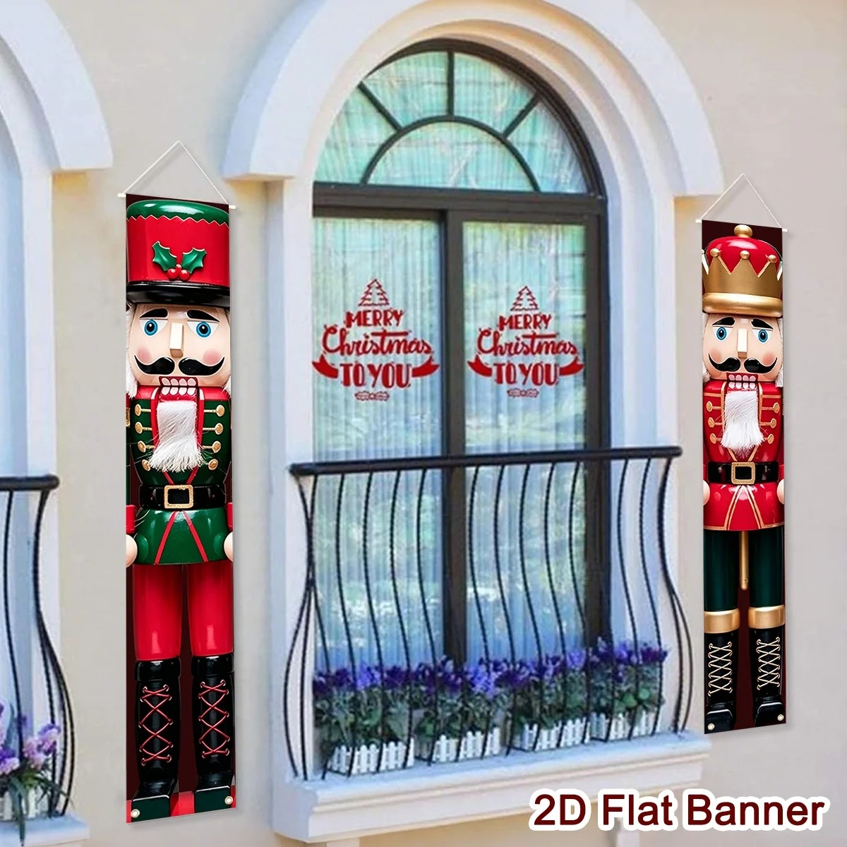 Christmas Porch Banner Set Sol - огляд і ціна Nutcracker Figurine