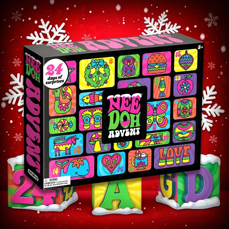 2026 NeeDoh Advent Calendar, 3 - огляд і ціна Advent Calendar Gift