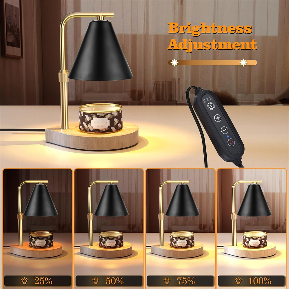 Black Candle Warmer Lamp with  - огляд і ціна Holiday Candle Set