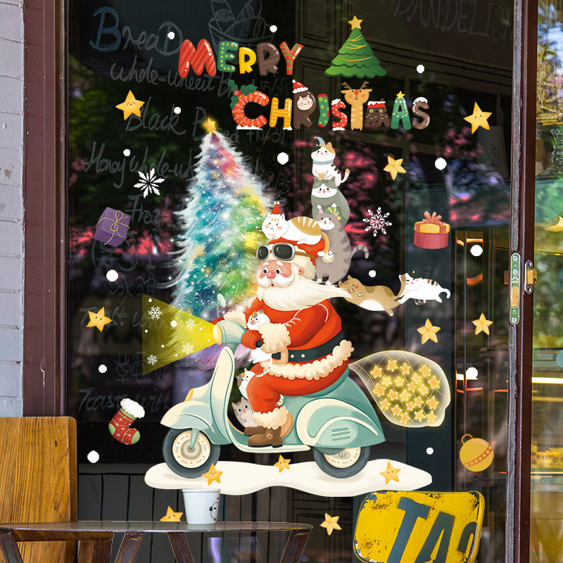 2025 Merry Christmas Window Gl - огляд і ціна Snowflake Window Decal