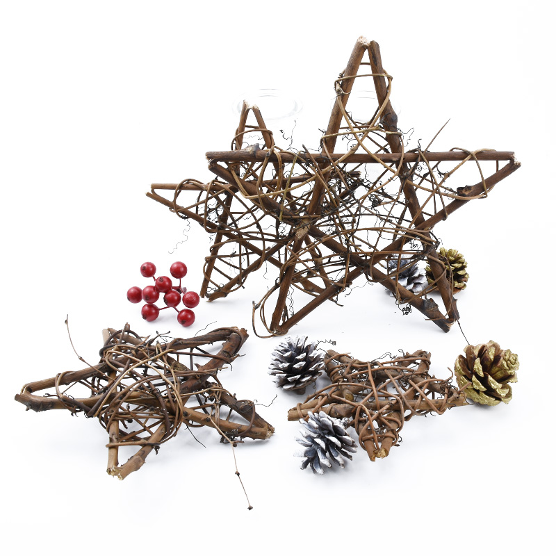 10/15/20cm Artificial Flowers  - огляд і ціна Christmas Wreath Fake