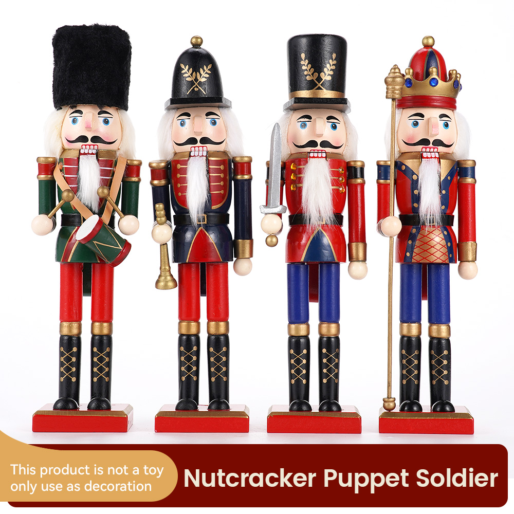 30cm Wooden Nutcracker Ornamen - огляд і ціна Nutcracker Figurine