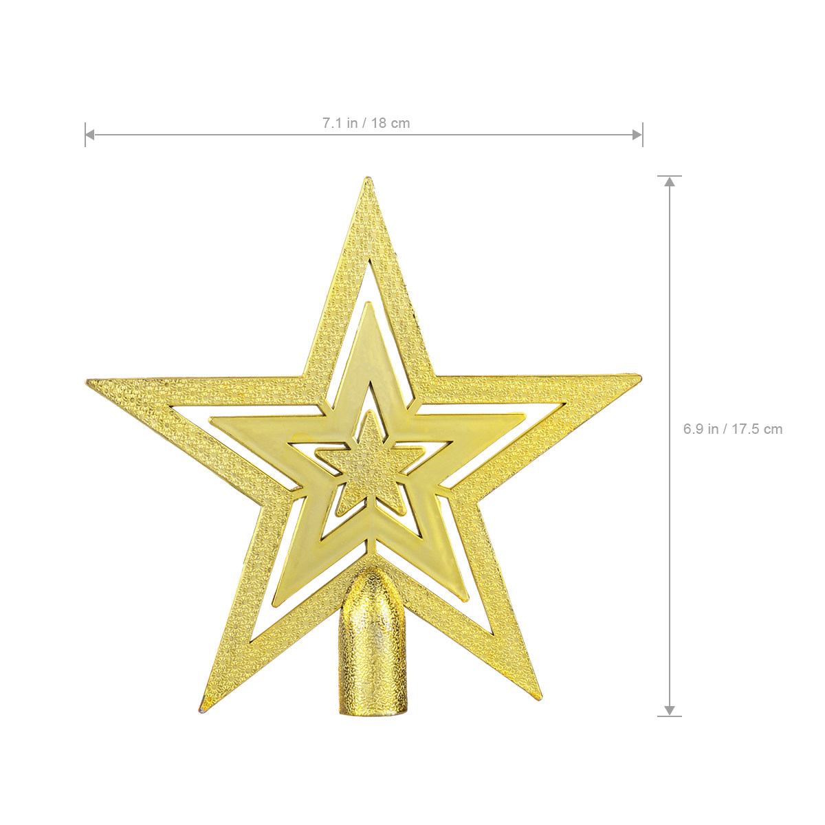 20Cm Christmas Star Topper Mad - огляд і ціна Star Tree Topper