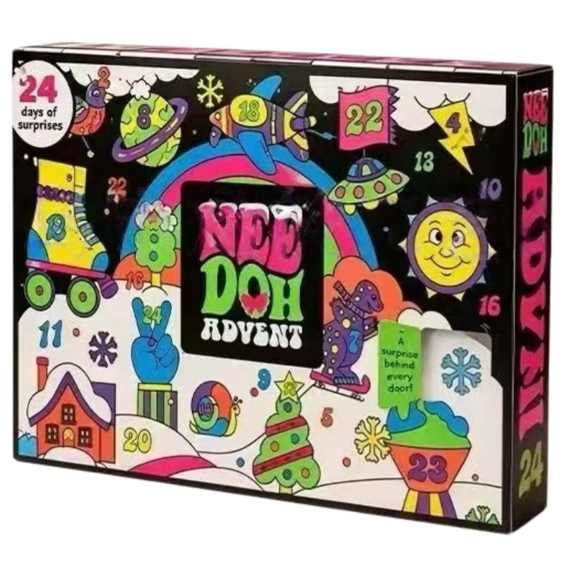 2026 NeeDoh Advent Calendar 3D - огляд і ціна Advent Calendar Gift