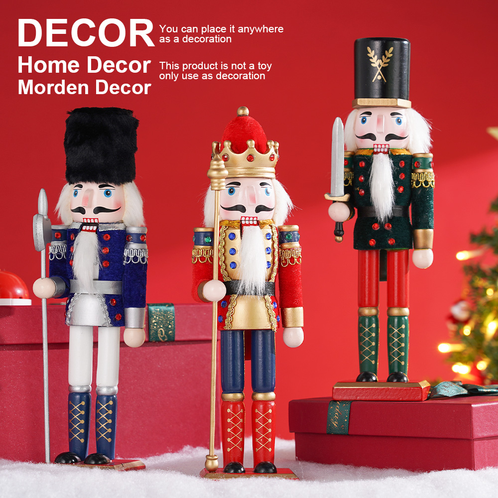 30cm Christmas Nutcracker Wood - огляд і ціна Nutcracker Figurine