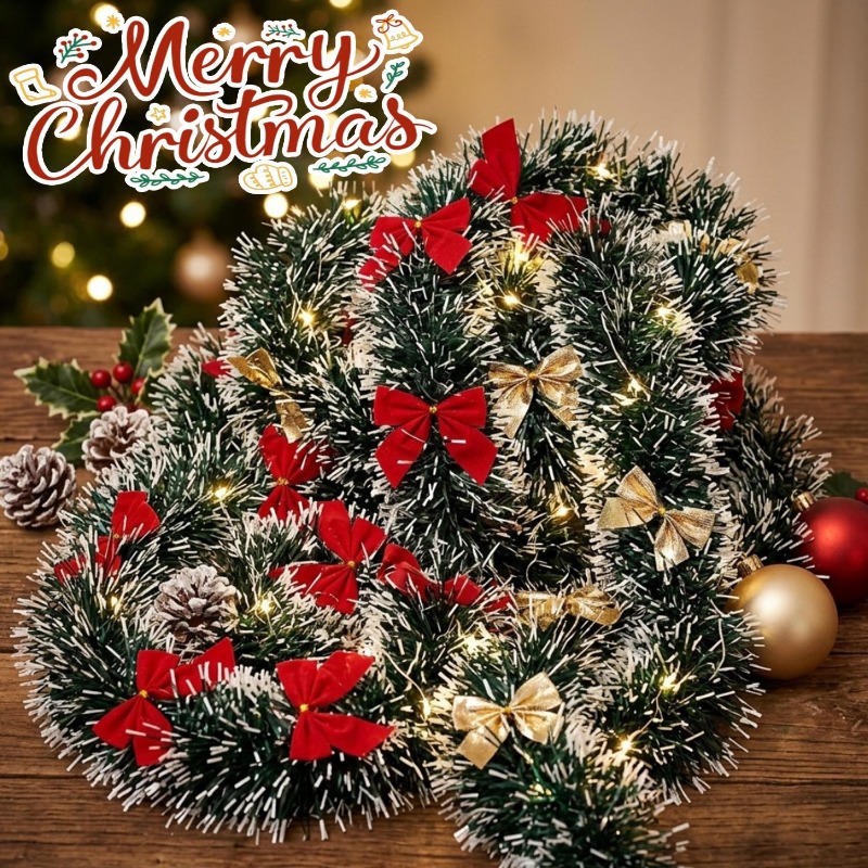 20/2m Christmas Tinsel Garland - огляд і ціна Tinsel Garland Decoration