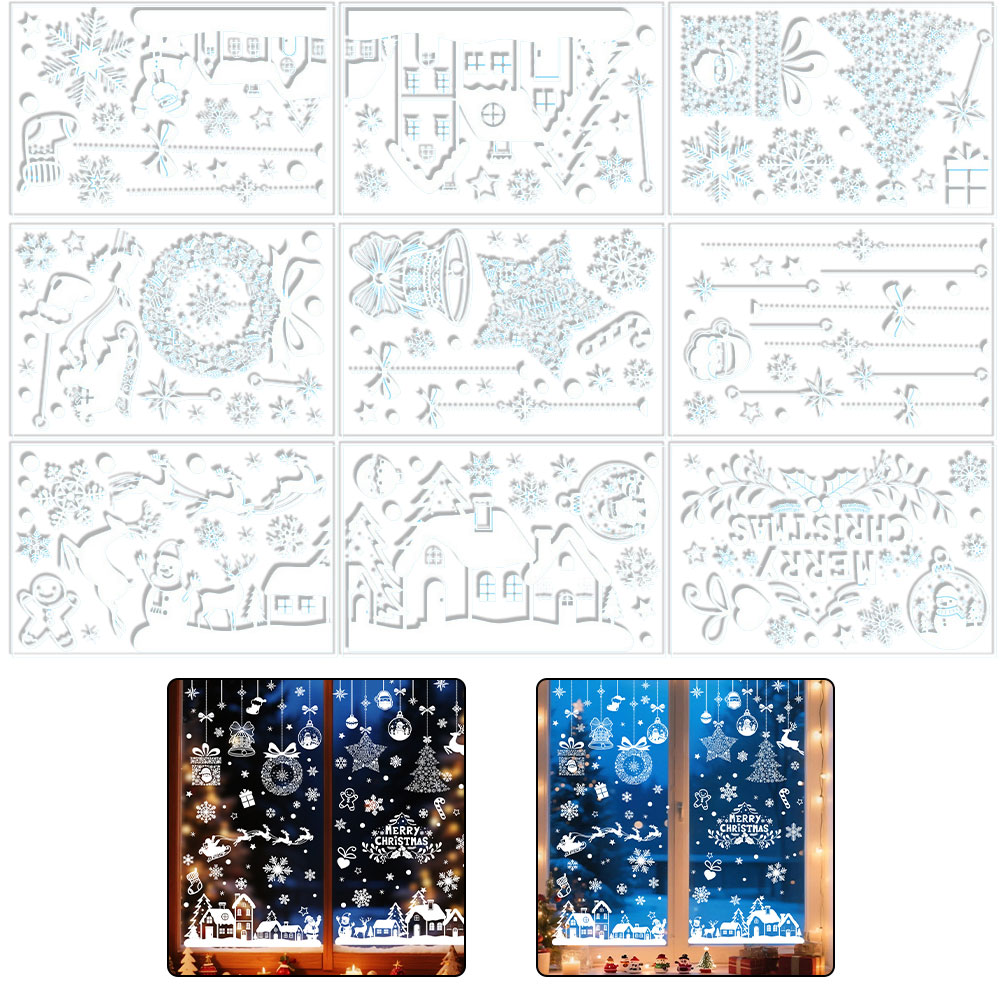 Large Christmas Window Decals  - огляд і ціна Snowflake Window Decal