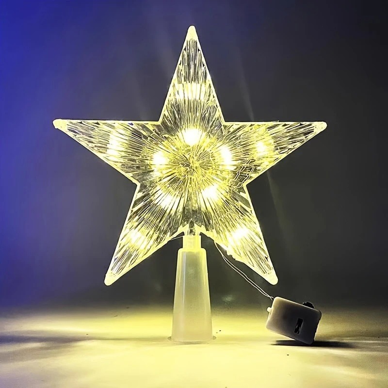 15cm Christmas Decoration Glow - огляд і ціна Star Tree Topper