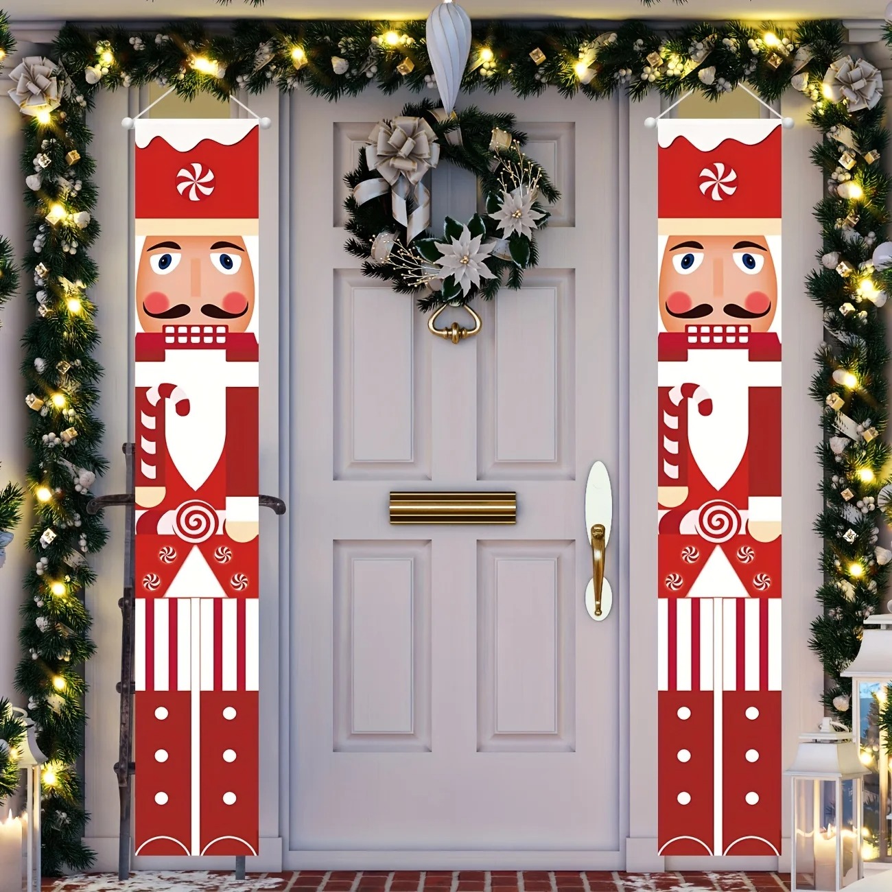 Christmas Banner Set Nutcracke - огляд і ціна Nutcracker Figurine