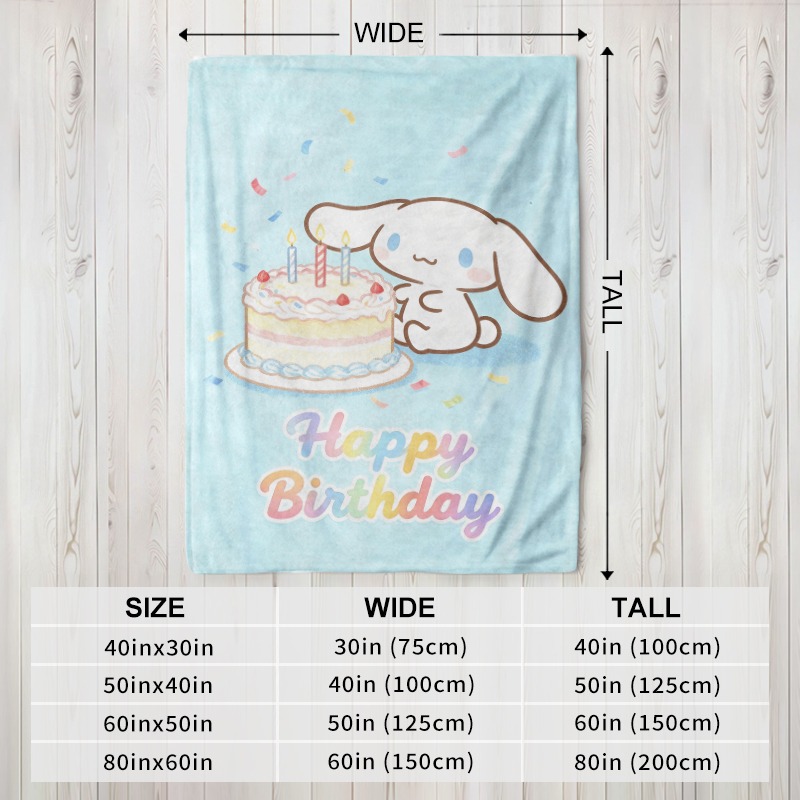 Sanrio Blanket Cinnamoroll Bir - огляд і ціна Christmas Throw Blanket