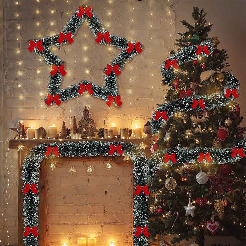 2M Christmas Cane Ribbons Garl - огляд і ціна Tinsel Garland Decoration