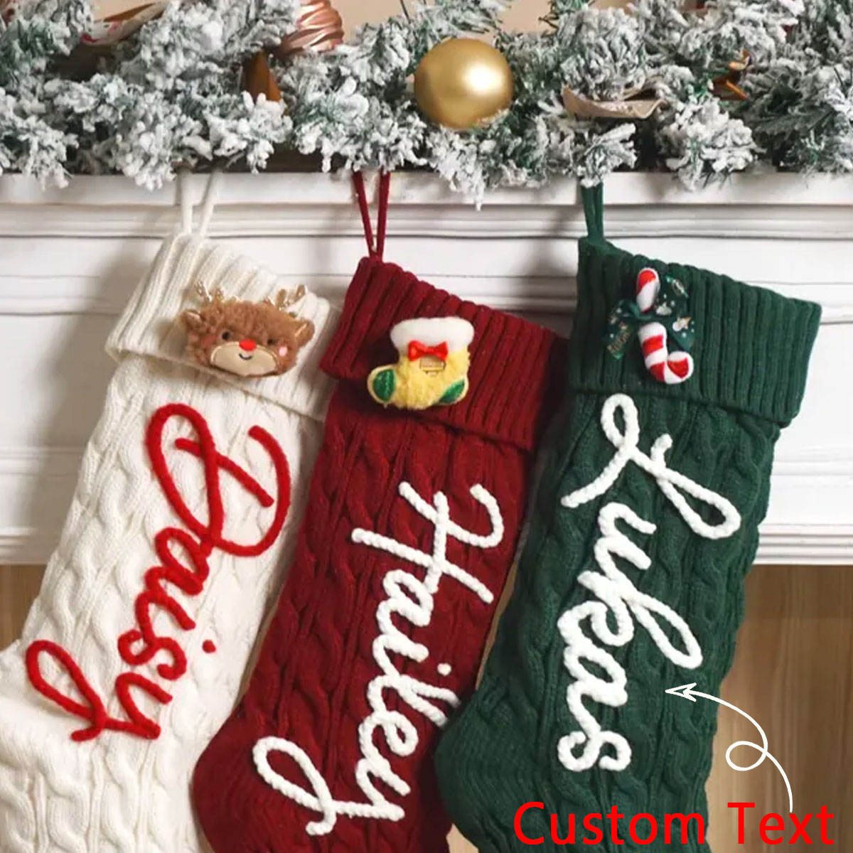 1PC Christmas Decorative Stock - огляд і ціна Christmas Stocking Hanging